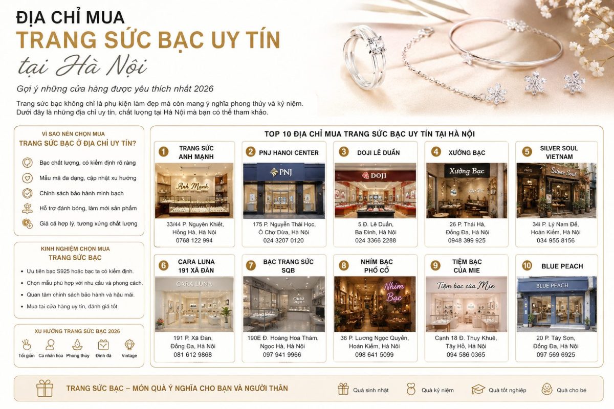 Dia Chi Mua Trang Suc Bac Uy Tin Tai Ha Noi