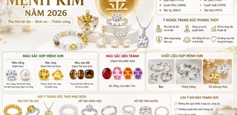 Trang Sức Hợp Mệnh Kim Năm 2026