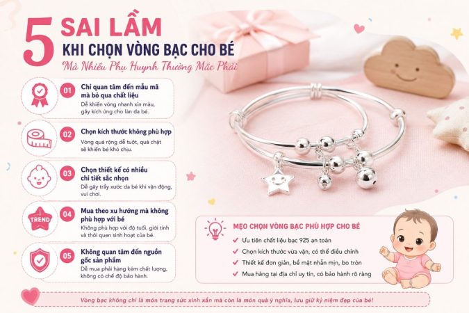 Khi Nào Nên Tặng Trang Sức Bạc Cho Bé?