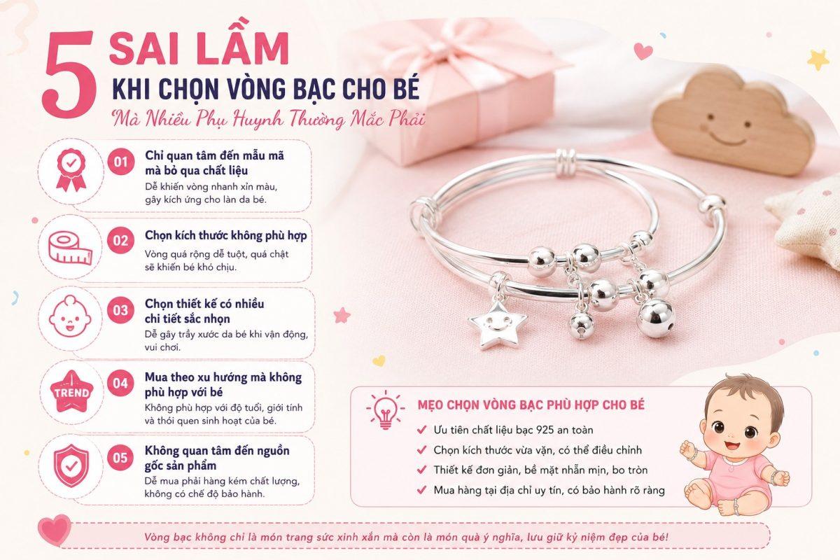 Khi Nào Nên Tặng Trang Sức Bạc Cho Bé?