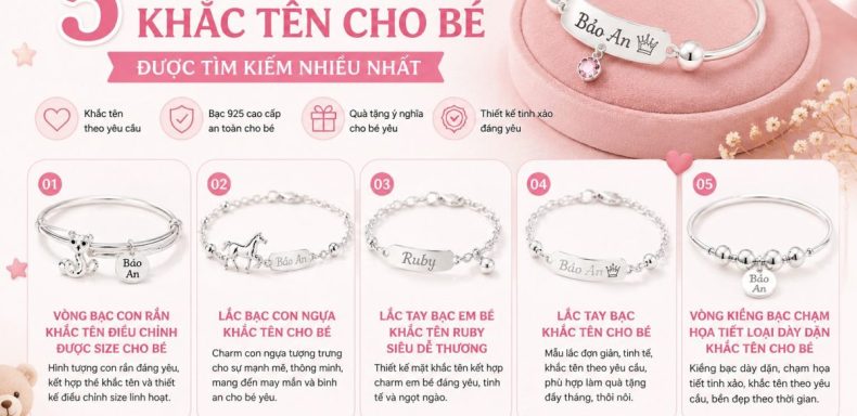 5 mau vong bac khac ten cho be duoc tim kiem nhieu nhat