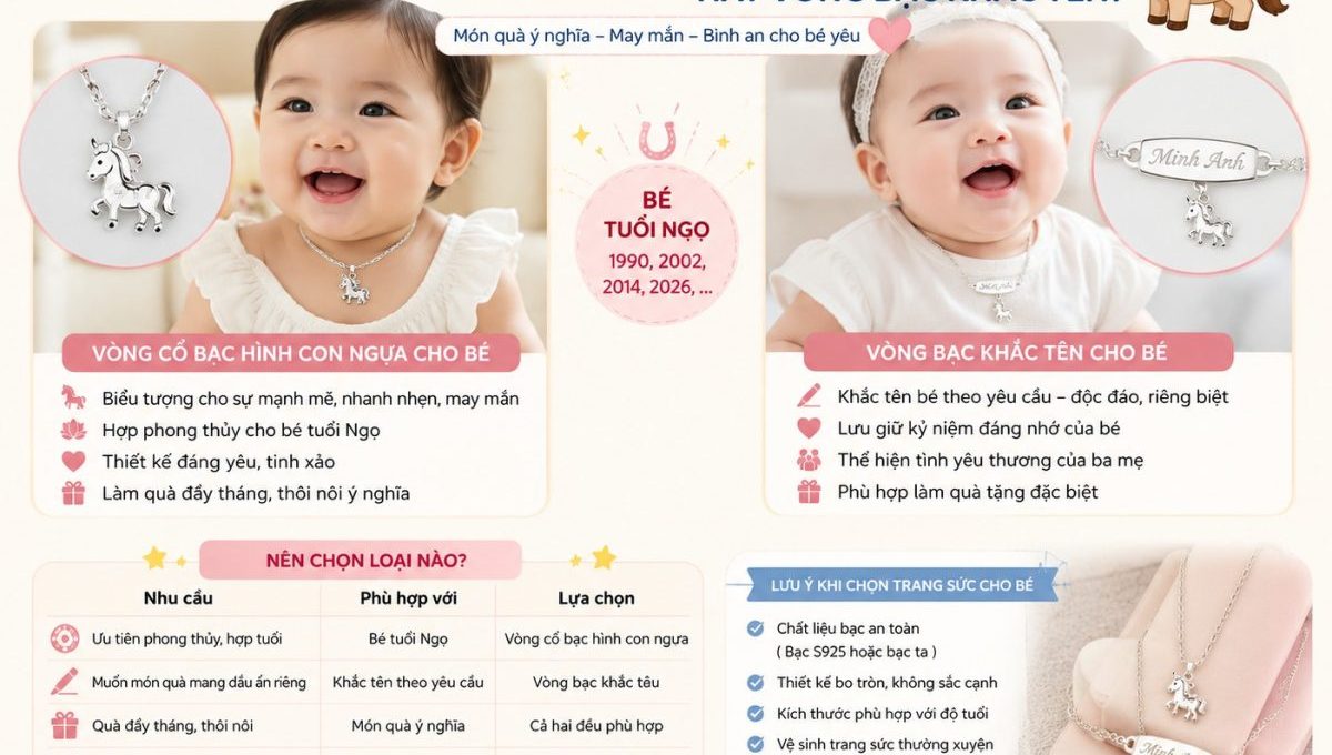 Be Tuoi Ngo Nen Deo Vong Co Bac Hinh Con Ngua Hay Vong Bac Khac Ten