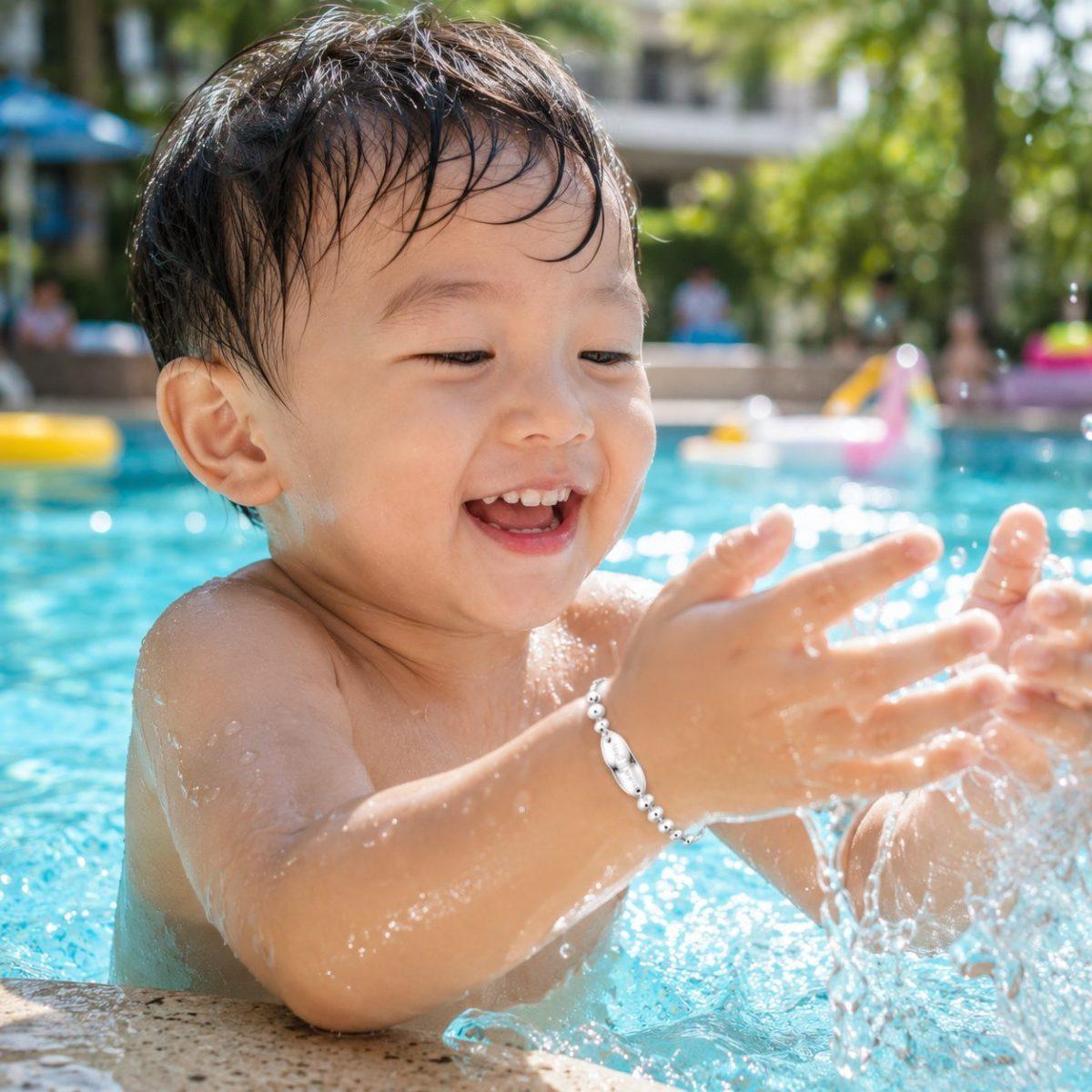 Có Nên Cho Bé Đeo Vòng Bạc Khi Đi Bơi Không?
