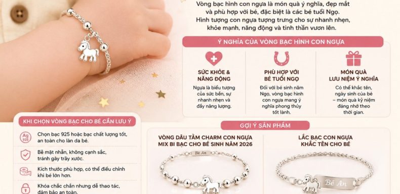 Co Nen Deo Vong Bac Hinh Con Ngua Cho Be Khong