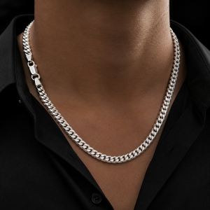 Dây Chuyền Bạc Nam Simple Luxury