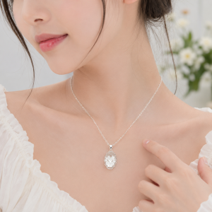 Dây chuyền bạc hồ ly chúa hồ ly chín đuôi