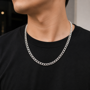 Dây chuyền bạc nam kiểu classic