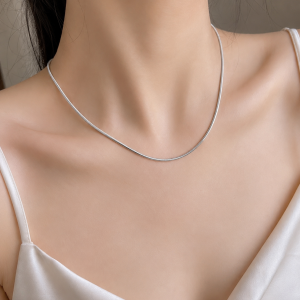 Dây chuyền bạc nữ trơn