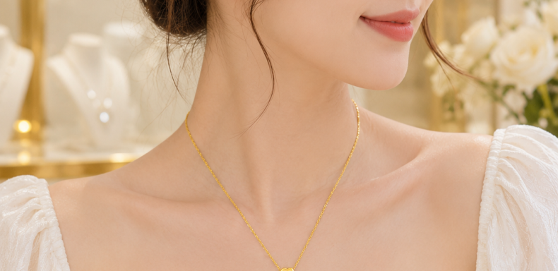Dây chuyền cỏ lá vàng tây K có ý nghĩa gì mà được nhiều phụ nữ yêu thích
