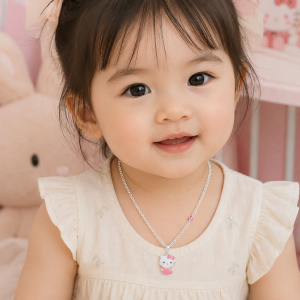 Dây chuyền mèo con dễ thương cho bé