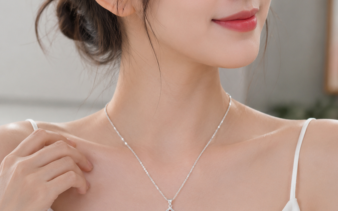 Dây chuyền phật bà quan âm bằng bạc