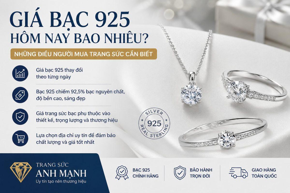 Gia Bac 925 Hom Nay Bao Nhieu Nhung Dieu Nguoi Mua Trang Suc Can Biet