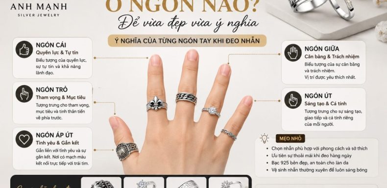 Nen deo nhan bac o ngon nao de vua dep vua y nghia