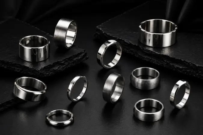 Nhẫn bạc trơn nam: Chọn bản to hay nhỏ, size và bạc 925