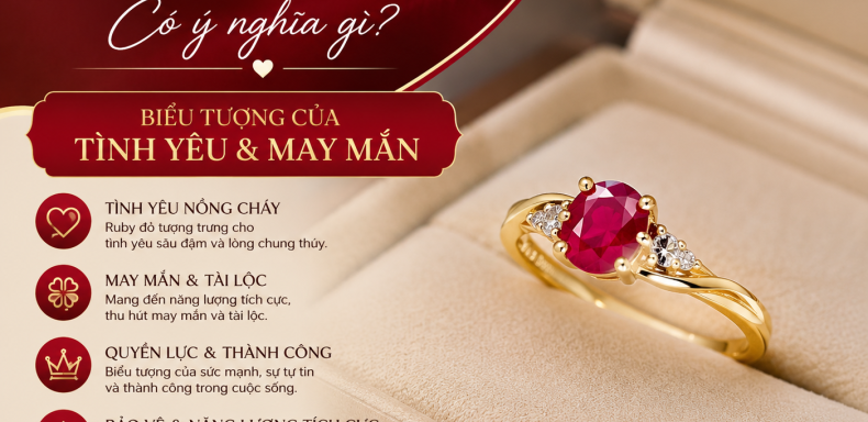 Nhan da Ruby do nu co y nghia gi Bieu tuong cua tinh yeu va may man