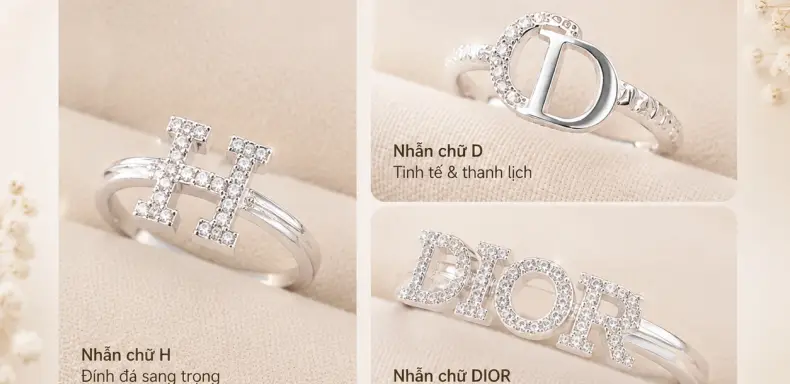 Vì Sao Nhẫn Chữ Luôn Được Yêu Thích Trong Trang Sức Nữ