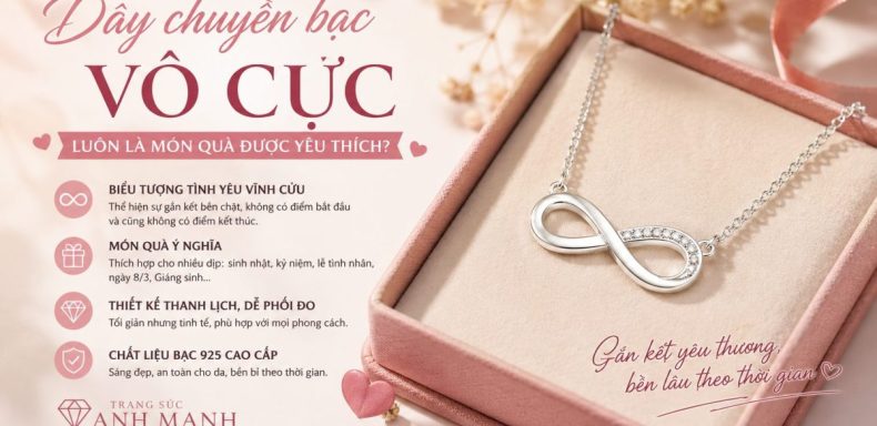 Vi sao day chuyen bac vo cuc luon la mon qua duoc yeu thich