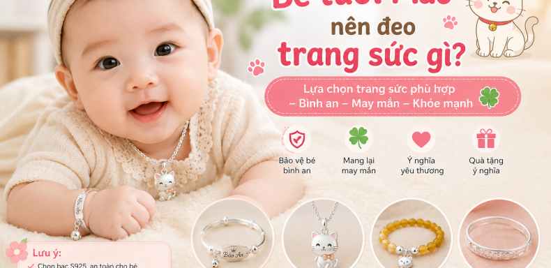 bé tuổi Mão nên đeo trang sức gì