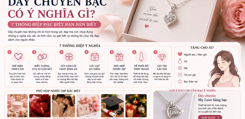 tặng dây chuyền bạc có ý nghĩa gì