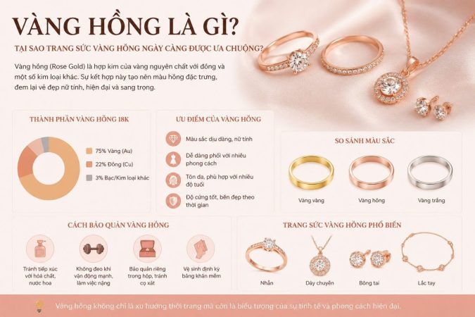 Vàng Hồng Là Gì?
