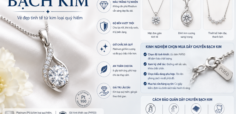 Dây Chuyền Bạch Kim Có Đẹp Không