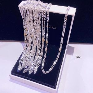 Dây chuyền bạc hoa tiết hình cá