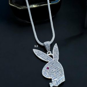 Dây chuyền playboy bằng bạc