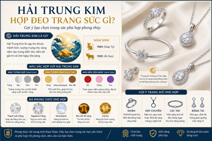 Hải Trung Kim hợp đeo trang sức gì?