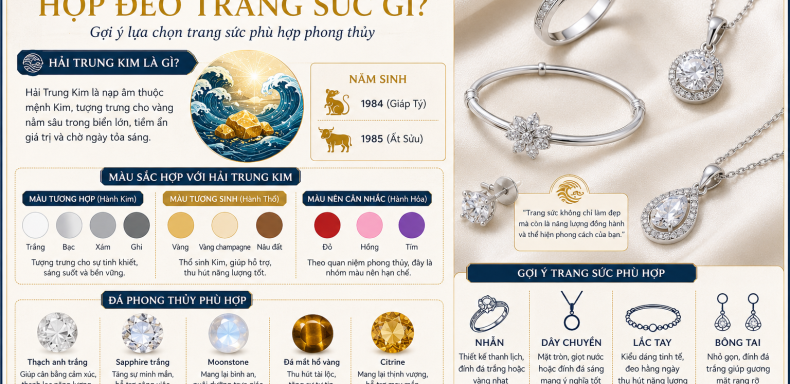 Hải Trung Kim hợp đeo trang sức gì