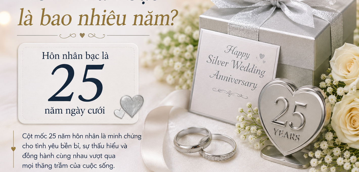 Hôn nhân bạc là bao nhiêu năm