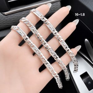 Lắc Tay Bạc Nam Mắt Xích Họa Tiết Bọ Cạp S Cao Cấp