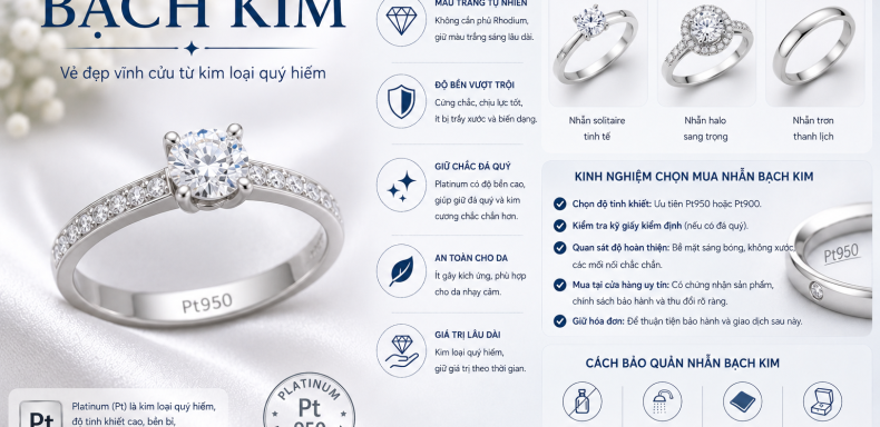Nhẫn bạch kim có đẹp không
