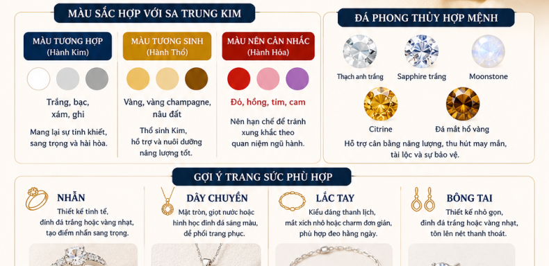 Sa Trung Kim hợp đeo trang sức gì