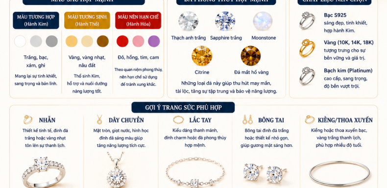 Thoa Xuyến Kim hợp đeo trang sức gì