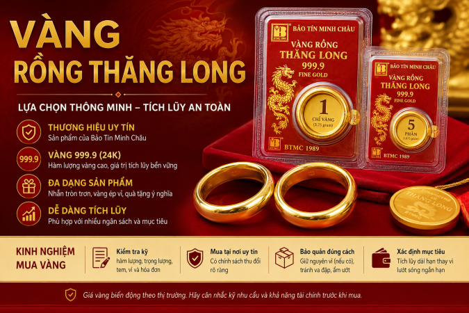 Vàng rồng thăng long
