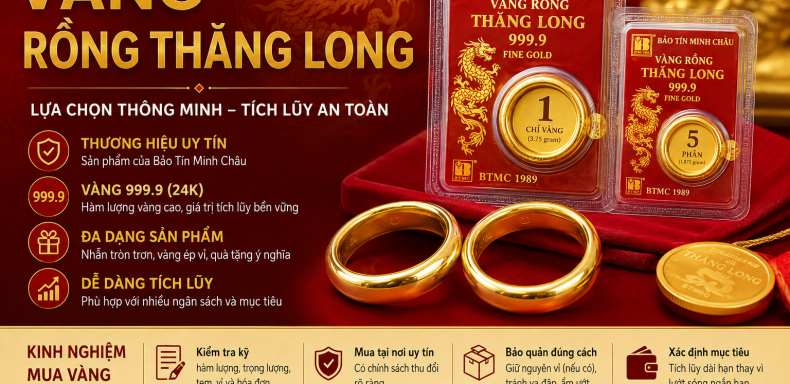 Vàng rồng thăng long