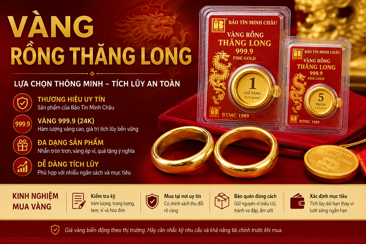 Vàng rồng thăng long