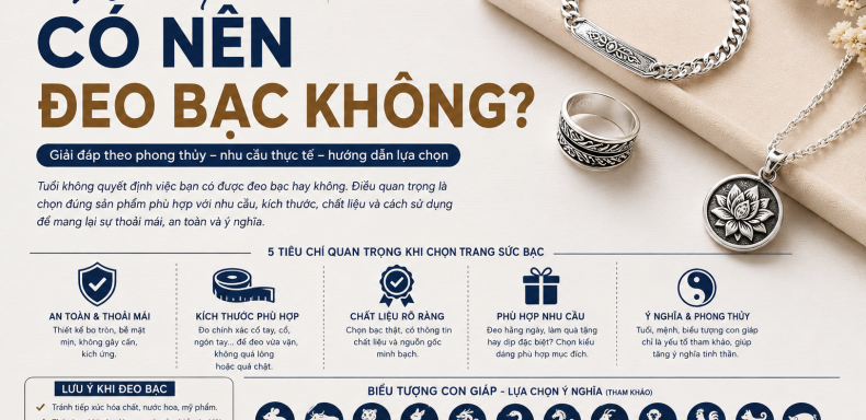 Xem tuổi có nên đeo bạc không