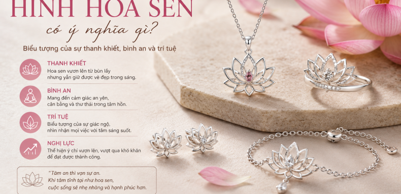 trang sức hình hoa sen có ý nghĩa gì