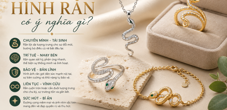 trang sức hình rắn có ý nghĩa gì
