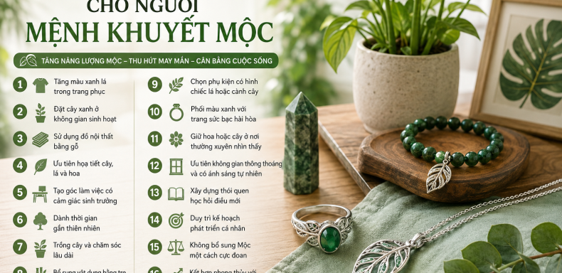 Cách Cải Vận Cho Người Mệnh Khuyết Mộc