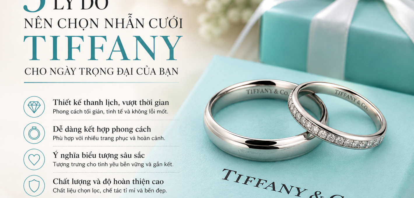 lý do nên chọn nhẫn cưới tiffany cho ngày trọng đại của bạn