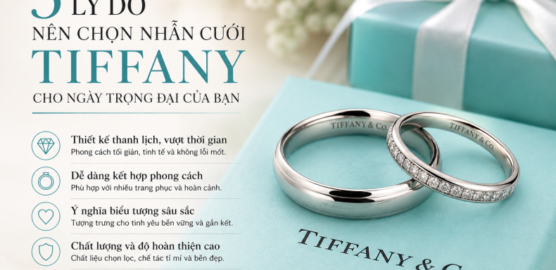 lý do nên chọn nhẫn cưới tiffany cho ngày trọng đại của bạn