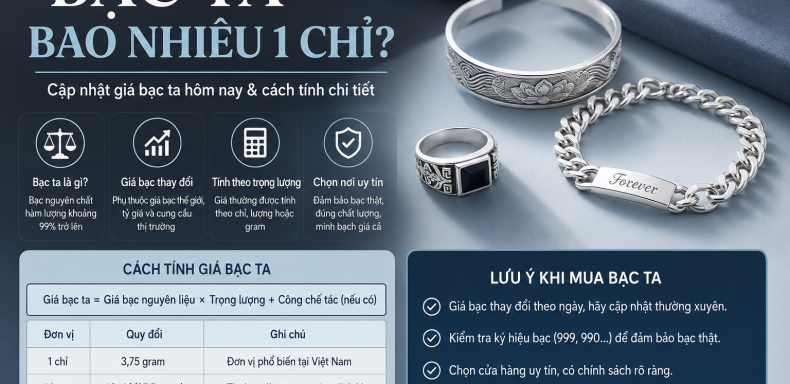 Bạc ta bao nhiêu chỉ