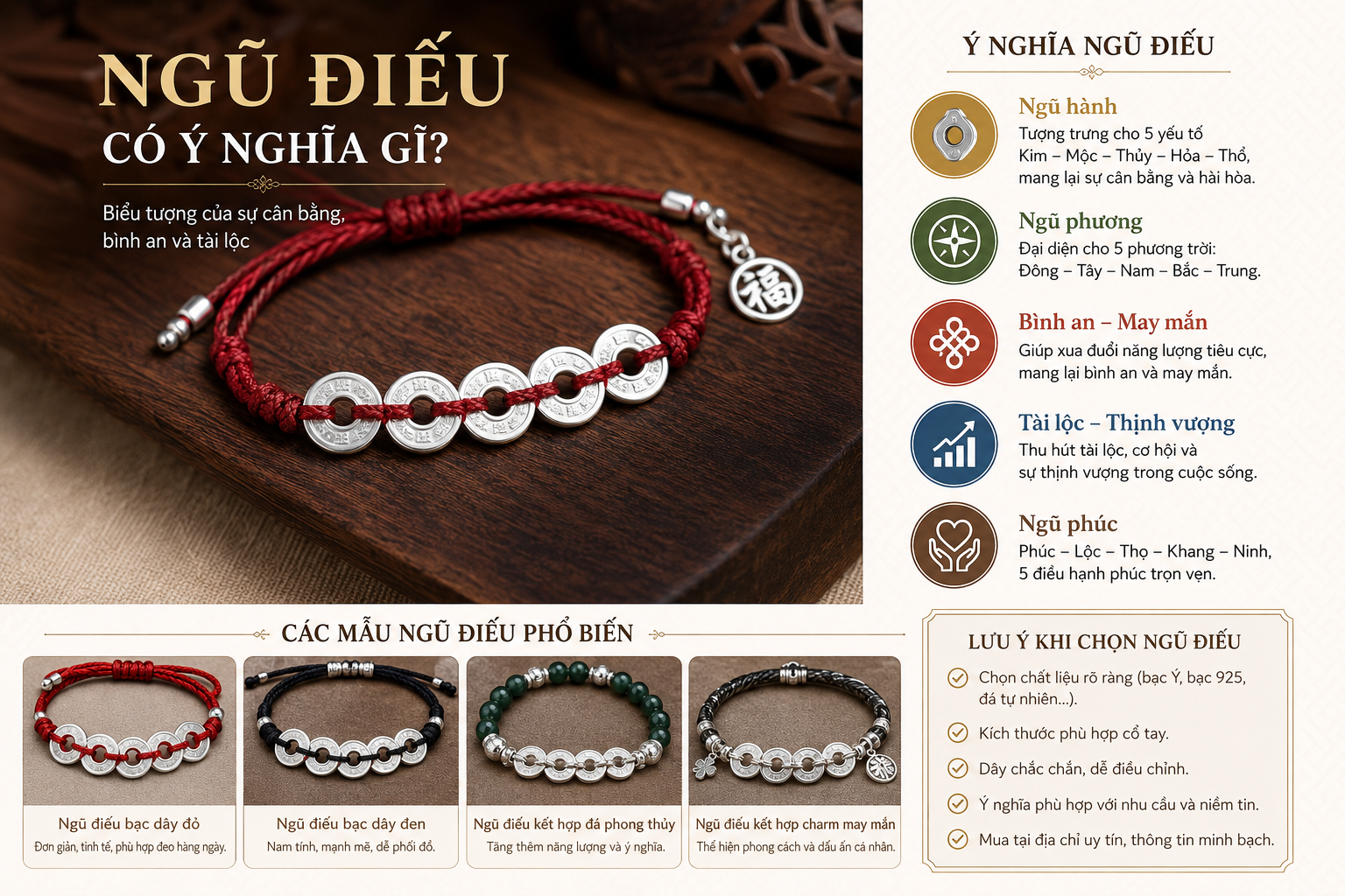 Ngũ điếu có ý nghĩa gì