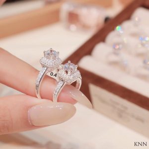 Nhẫn bạc cao cấp cho nữ