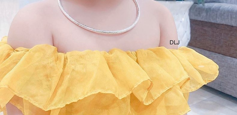 kiềng bạc đeo cổ cho trẻ