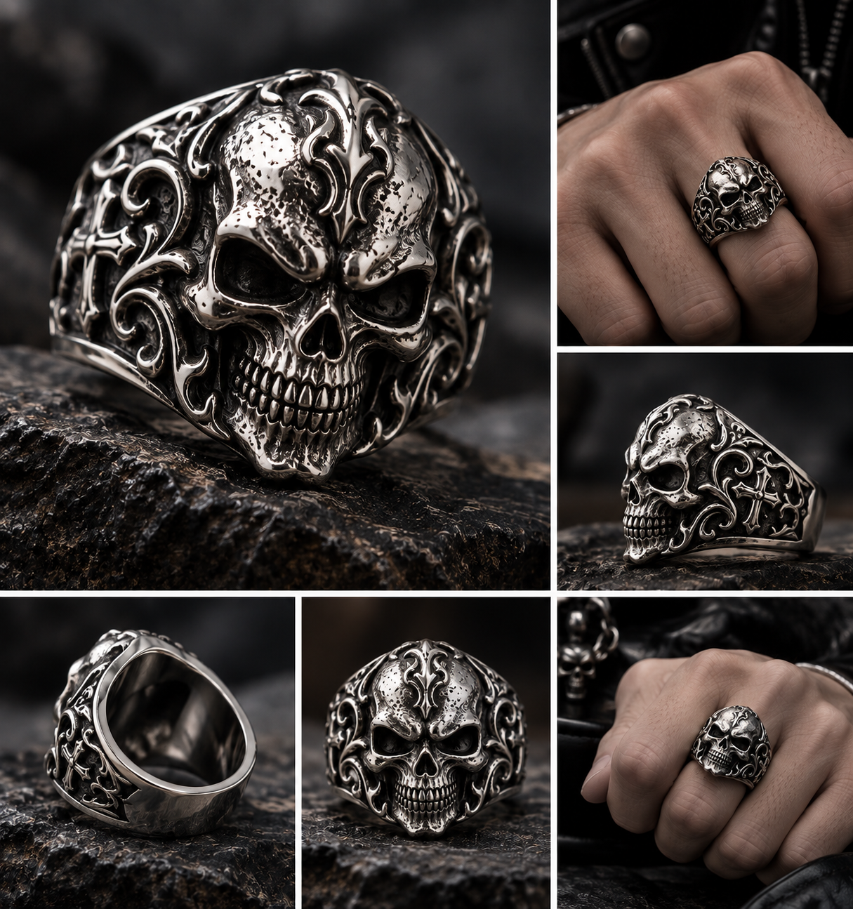 Nhẫn bạc nam Skull có ý nghĩa gì